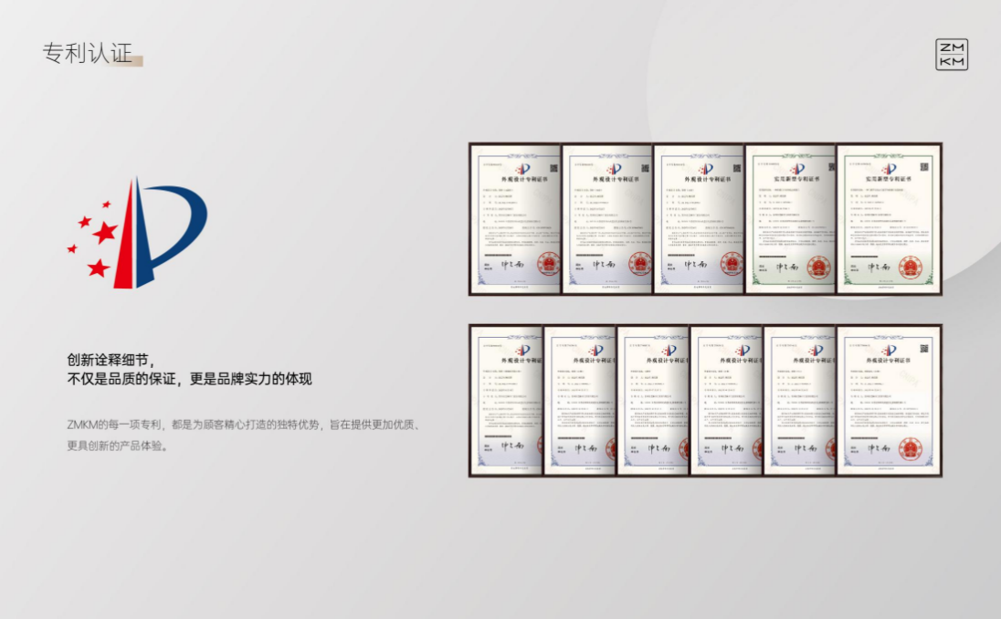 kaiyun入口：ZMKM室内门屡获殊荣和专利用荣誉定义行业新标杆(图3)