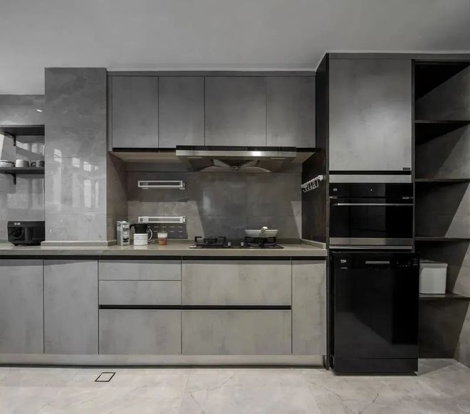 120平现代风住宅满足全家需求变简单房为温馨家(图3)