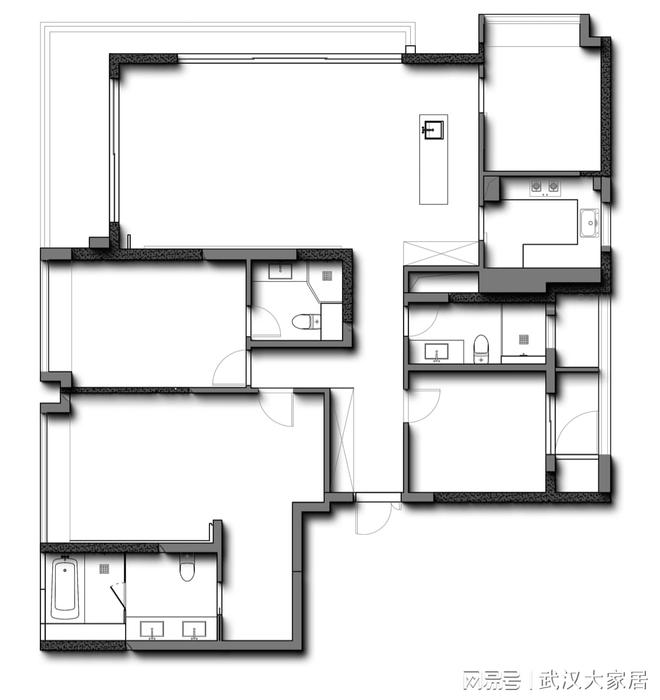 陈忠【武汉瑞府—精装房改造】武汉城市室内设计大赛参赛作品