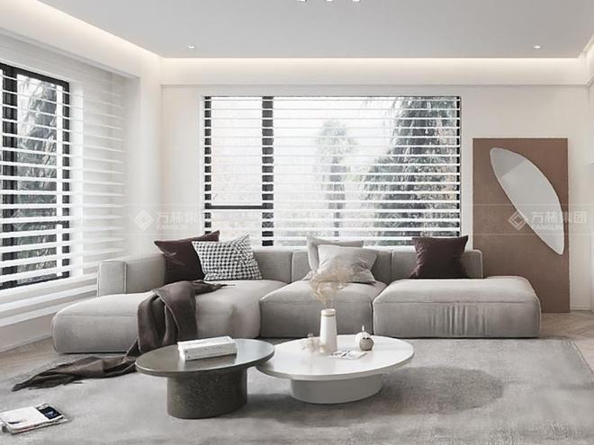 kaiyun：115㎡简约风·简洁利落中的温馨生活空间(图2)