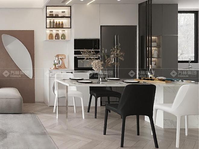 kaiyun：115㎡简约风·简洁利落中的温馨生活空间(图3)