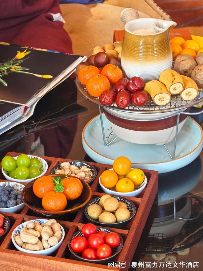 泉州富力万达文华酒店大堂吧“茶烟袅袅偷浮生半日清欢”