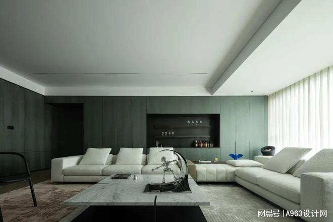 巨人设计新作丨338㎡后现代独白住宅-财神万利公馆