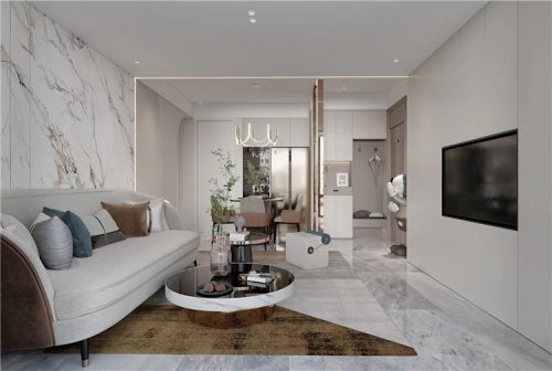 尚海整装设计效果惊艳呈现！现代简约风如何玩转空间美学(图3)