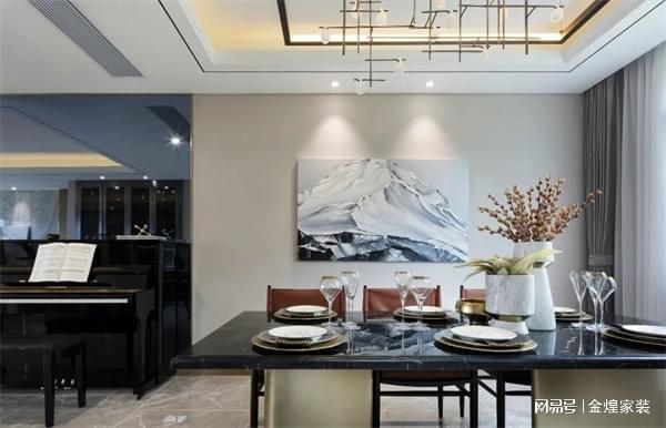 130㎡新中式高级感扑面而来更符合国人审美的家居设计(图5)