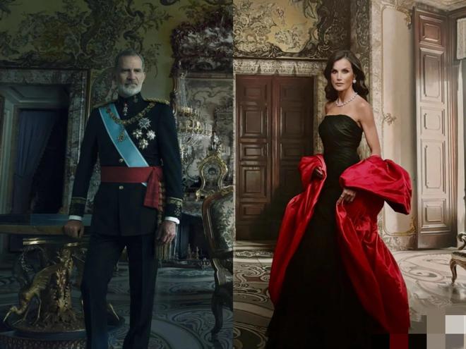 kaiyun：又被西班牙王后美到了！来后上身最新款红裙气质优雅风采依旧(图18)