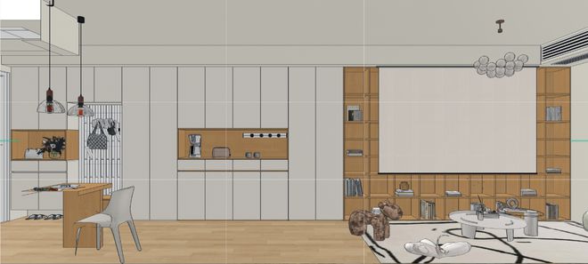 邓光明【现代风】武汉城市室内设计大赛获奖作品(图3)