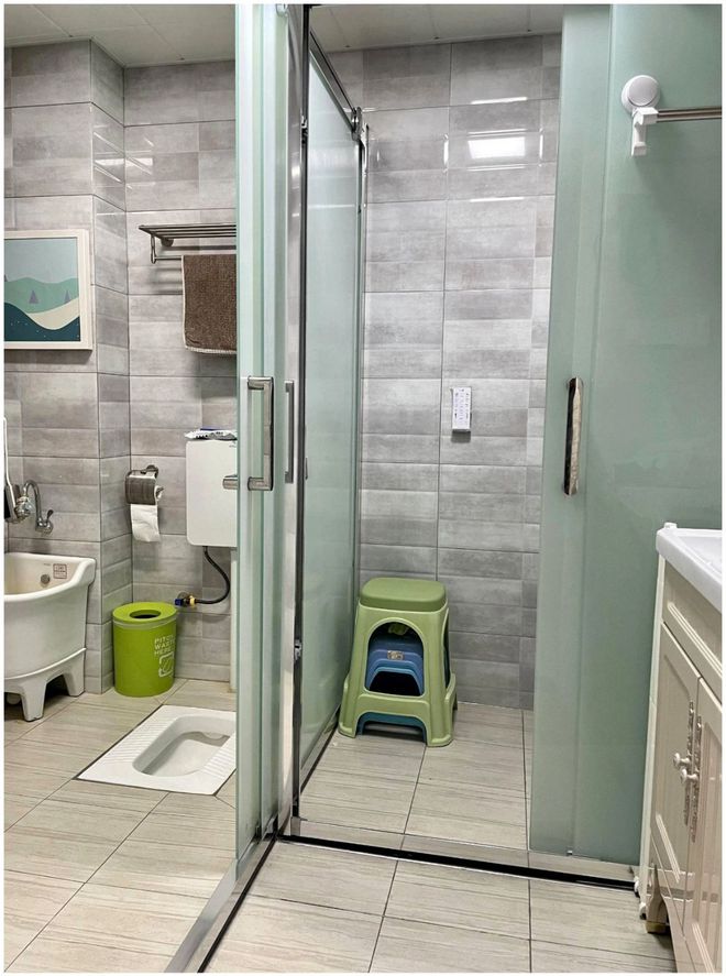 装修最得意的设计一卫改两卫高峰期效率翻倍