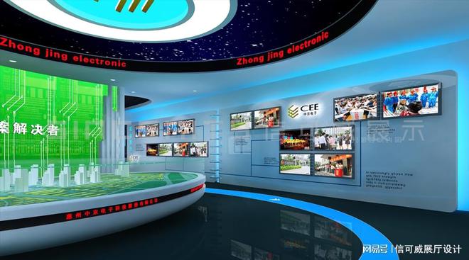 5个引人注目的企业展会展厅设计-深圳信可威