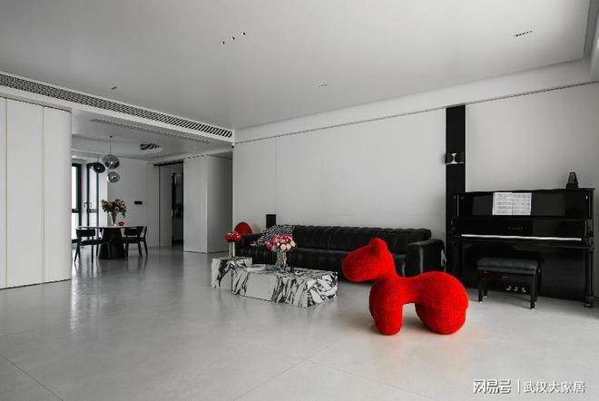 焦文迪【现代简约-平层】武汉城市室内设计大赛作品(图3)