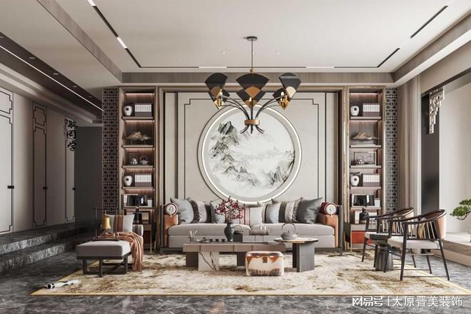 太原晋美新概念装饰设计有限公司装修效果提前‘入住’(图3)