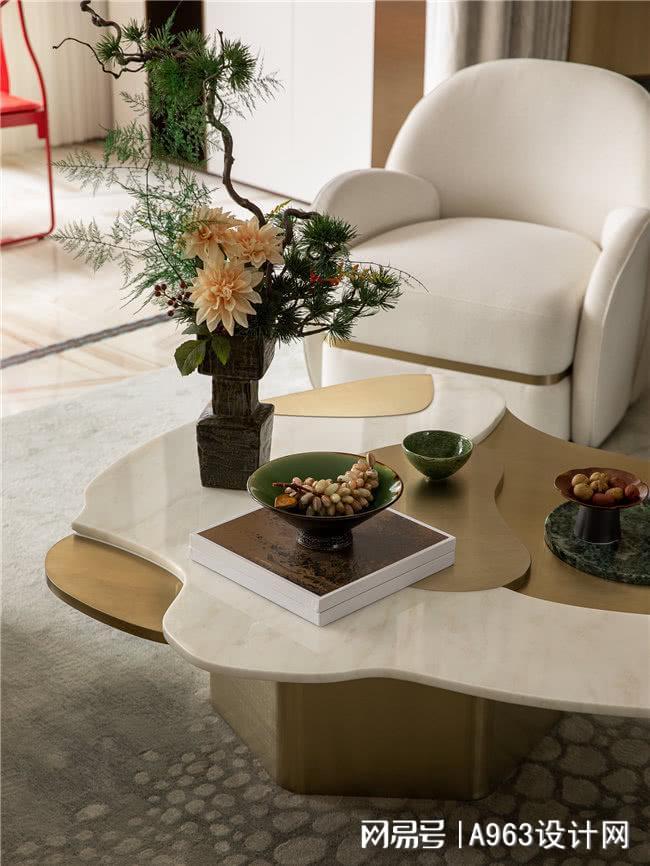 kaiyun网站：万境设计｜188㎡样板房：山水间的雅居逸境(图5)