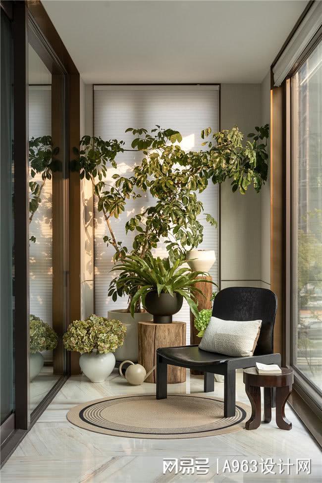 kaiyun网站：万境设计｜188㎡样板房：山水间的雅居逸境(图7)