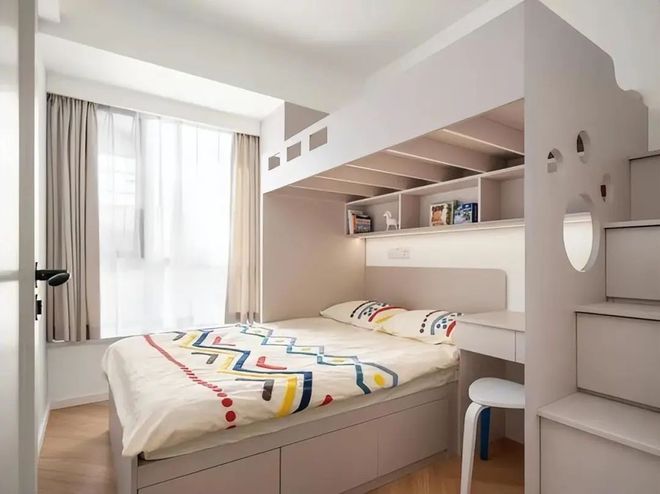 kaiyun：78㎡极简风设计小小的空间拥有5大功能区细节一步到位！(图6)