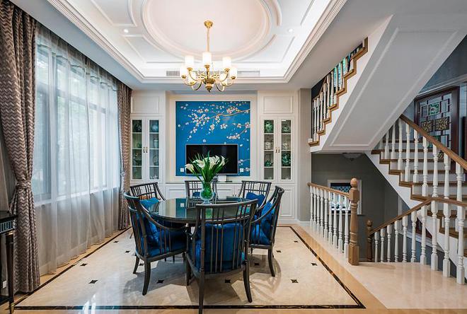 kaiyun：【嘉宁颂设计】北京别墅设计：开放式布局与美式风格的融合创新(图2)