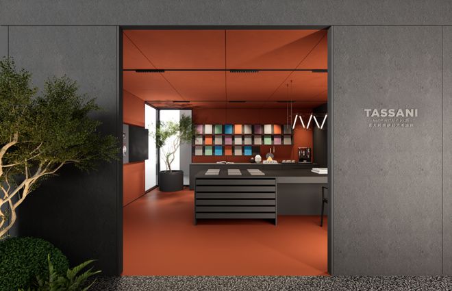 kaiyun入口：TASSANI塔萨尼艺术涂料首秀“设计上海”(图2)