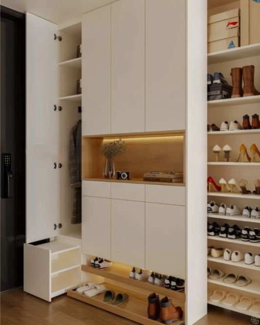 鞋柜两层镂空设计网友力荐：实用又便捷后悔没早点尝试！(图10)