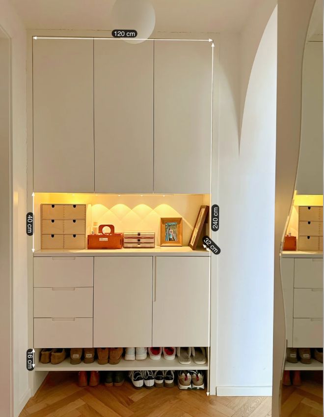 鞋柜两层镂空设计网友力荐：实用又便捷后悔没早点尝试！(图15)