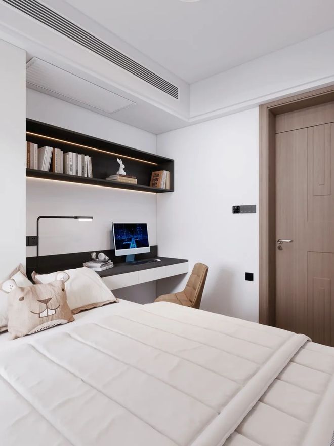 kaiyun：835㎡精装卧室焕新指南：定制设计+软装搭配与局改要点(图8)