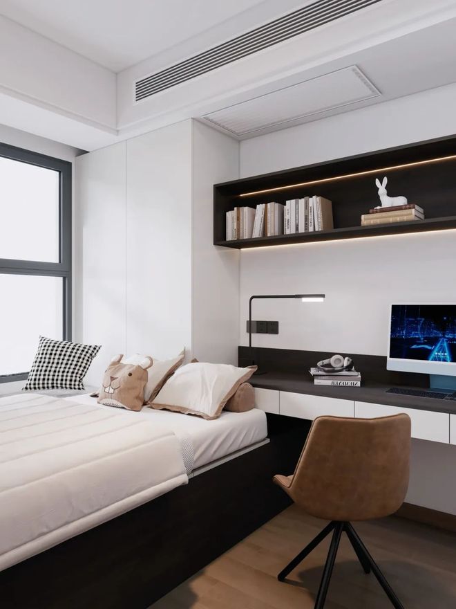 kaiyun：835㎡精装卧室焕新指南：定制设计+软装搭配与局改要点(图6)