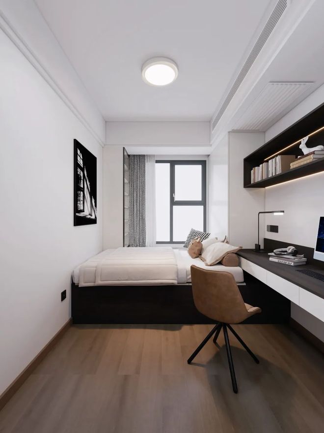 kaiyun：835㎡精装卧室焕新指南：定制设计+软装搭配与局改要点(图5)