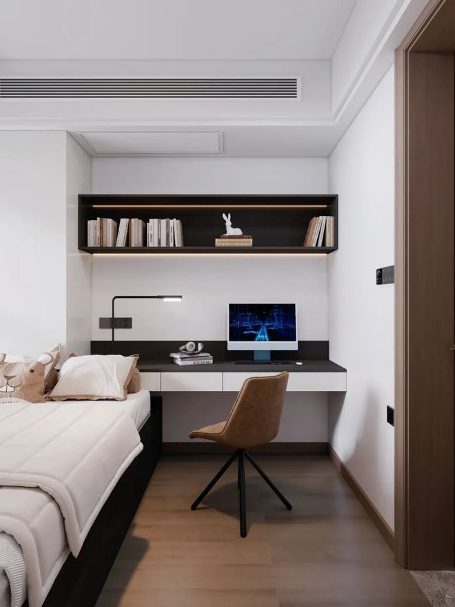 kaiyun：835㎡精装卧室焕新指南：定制设计+软装搭配与局改要点(图4)