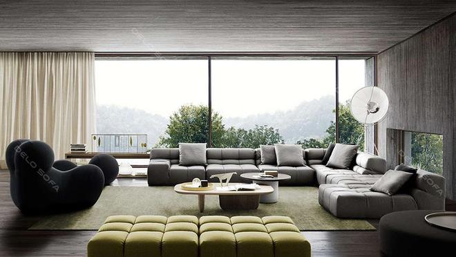 kaiyun：《客厅灵魂家具指南：现代简约沙发挑选法则与空间搭配秘籍(图3)