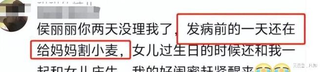 kaiyun网站：34岁河南村花侯丽丽去世！一周前还割麦网红前夫接回家安葬(图16)