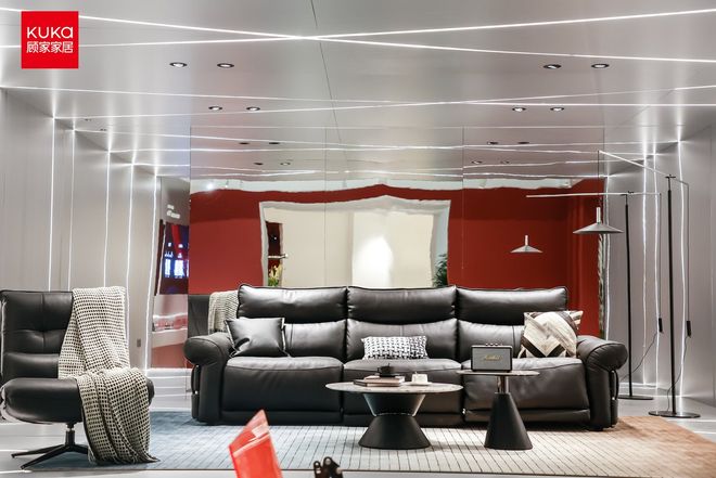 kaiyun入口：顾家家居双馆亮相上海家博会探索客餐厅多元生活方式(图3)