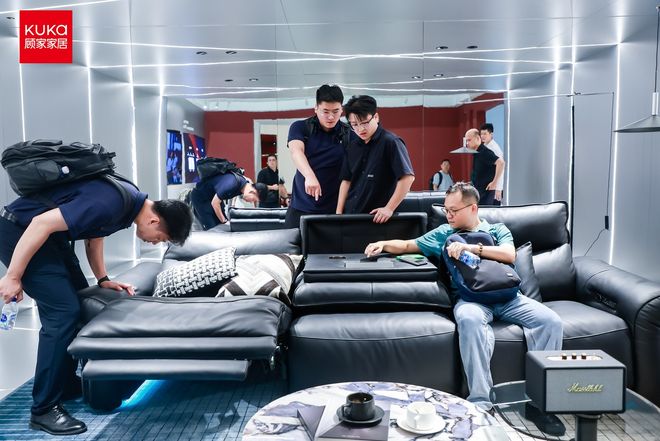 kaiyun入口：顾家家居双馆亮相上海家博会探索客餐厅多元生活方式(图2)