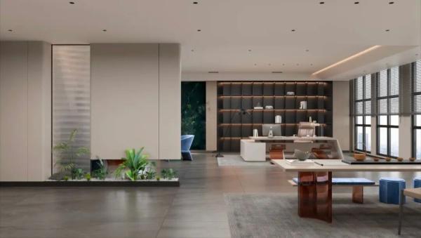 元创控股企业总部办公室展厅设计-深圳信可威(图9)