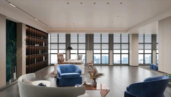 元创控股企业总部办公室展厅设计-深圳信可威(图10)