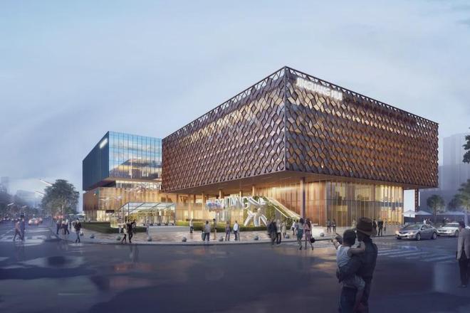 kaiyun网站：热搜NO1普陀金茂府售楼处发布桃浦智创城的科技绿宅现房(图12)