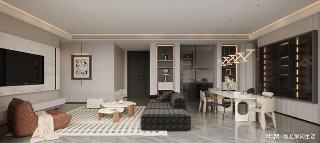 积家装饰现代匠心温润质感赋予空间动态韵律