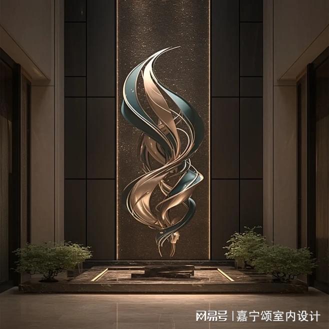 【伍一艾酒店软装】南昌酒店软装：如何用艺术雕塑点亮空间溢价？(图3)