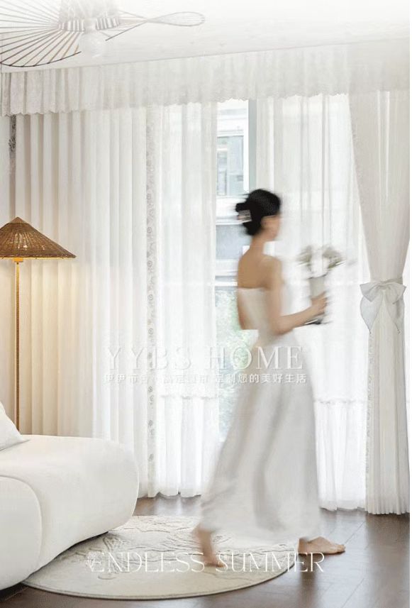 客厅纱哪个牌子质量好？伊伊布舍引领软装新风向(图2)