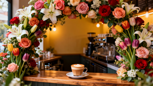 花间密码・花瓣咖啡用“花香+咖啡香”破局赚双重收益！(图2)