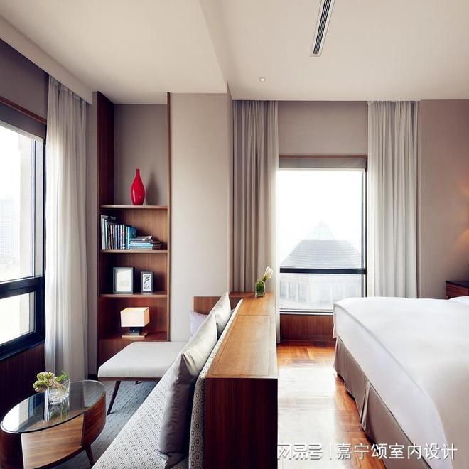 【伍一艾酒店软装】阜新酒店软装：智能窗帘藏着多少体验密码？(图3)