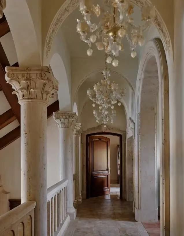 太豪华了！范明南京别墅上了杂志光院子就1000平里面奢华无比(图9)